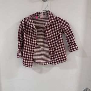 Cat and jack reversible flannel